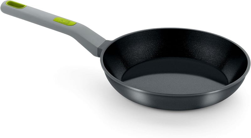 BRA COOKWARE Life Ceramic Nonstick Frying Pan | 9.5 Inch Recycled Cast Aluminum Skillet | Ceramic Non-Stick Fry Pan | PFOA Free Searing Skillet | All Cooktops (incl. Induction) | Soft-Touch Handle - Image 1